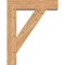 Ekena Millwork Traditional Block Smooth Bracket w/ Offset Brace, Western Red Cedar, 7 1/2"W x 30"D x 38"H BKT0806X30X38TRA05SWR - alternate 3